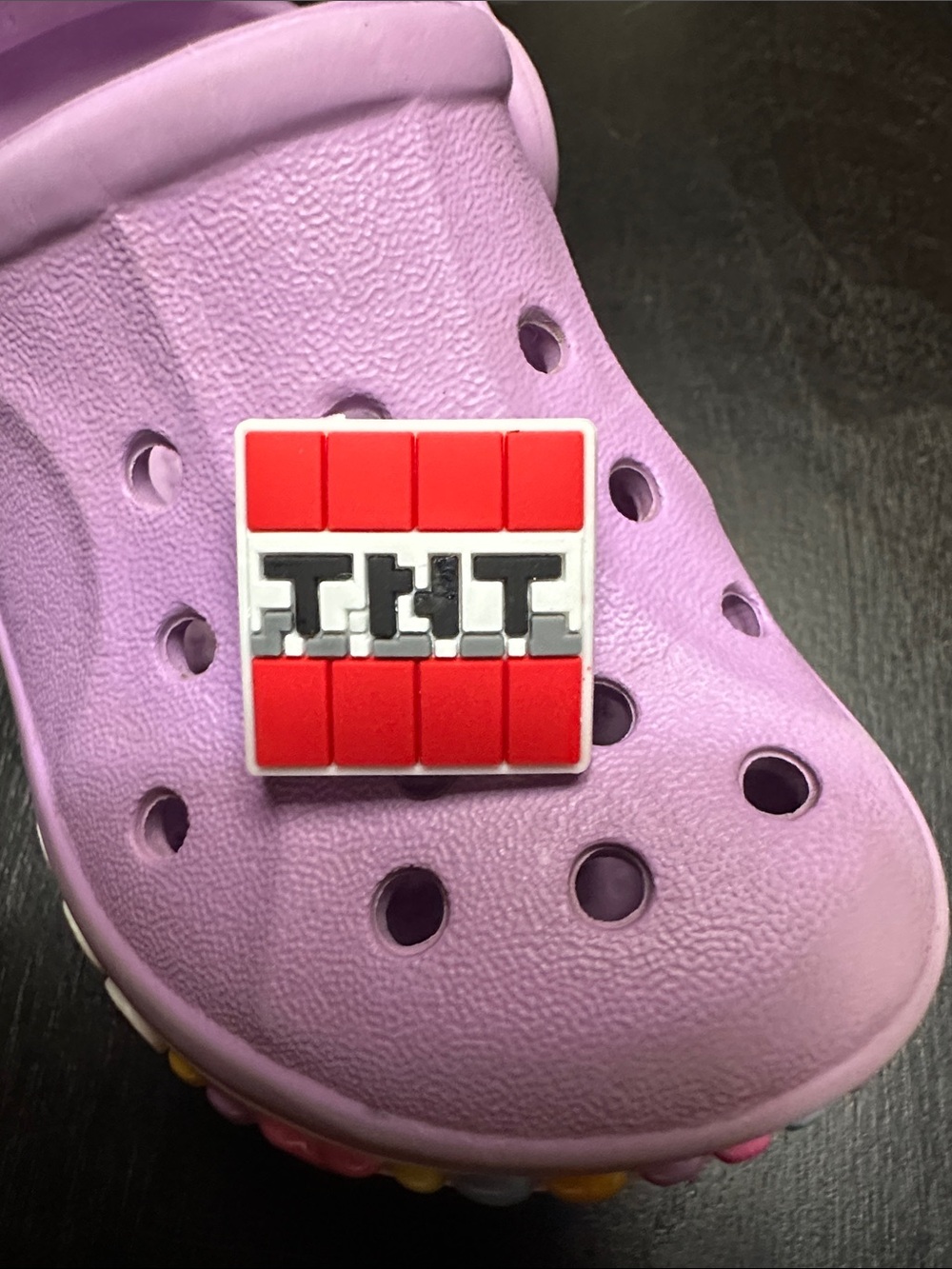 Minecraft TNT Shoe Charm